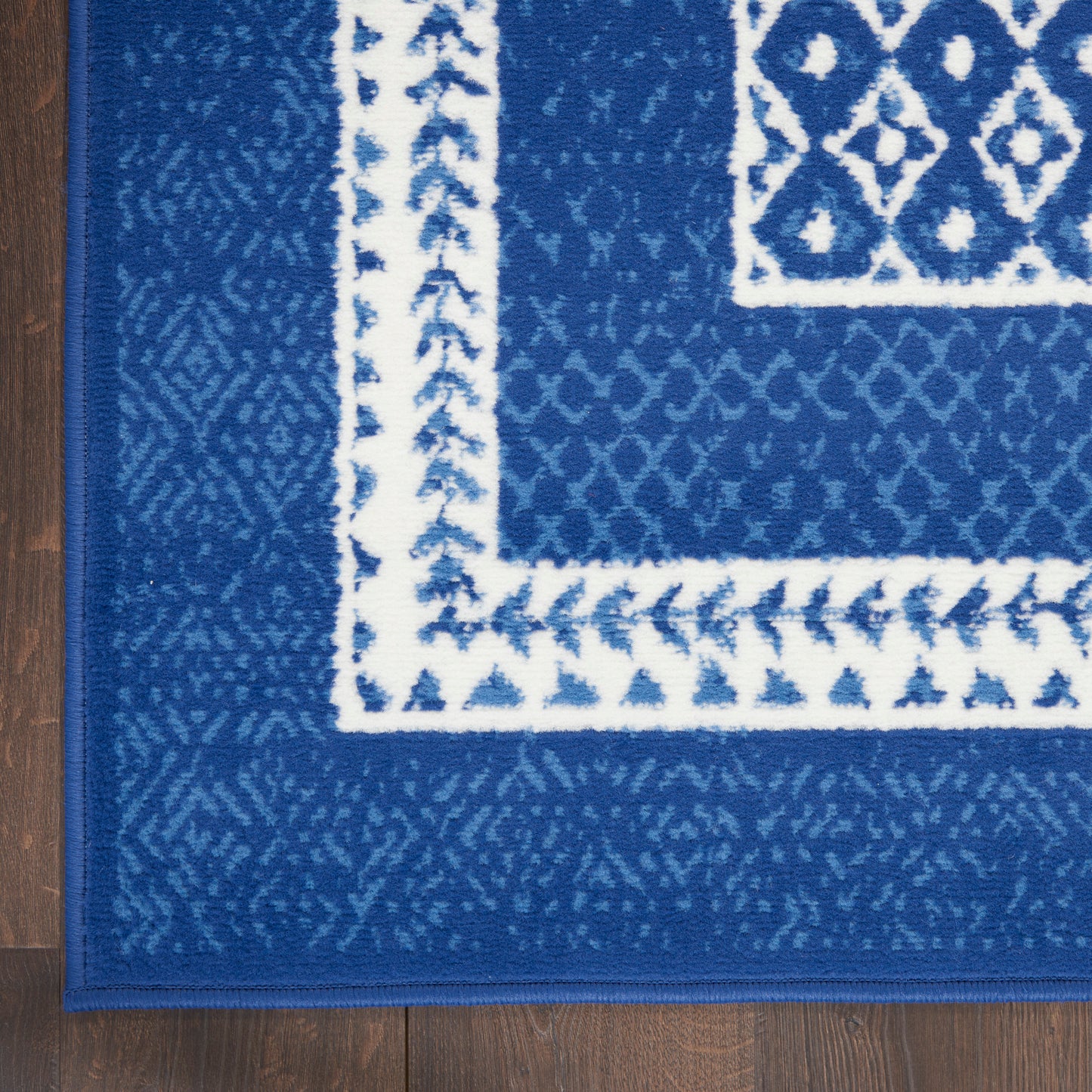 Nourison Whimsicle 4' x 6' Navy Farmhouse Indoor Rug