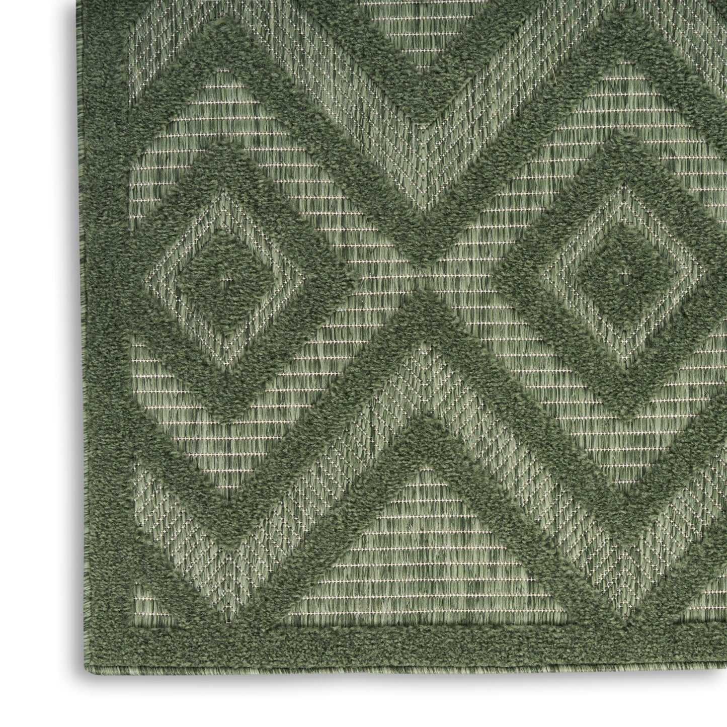 Nourison Versatile 2' x 4' Green Modern Rug