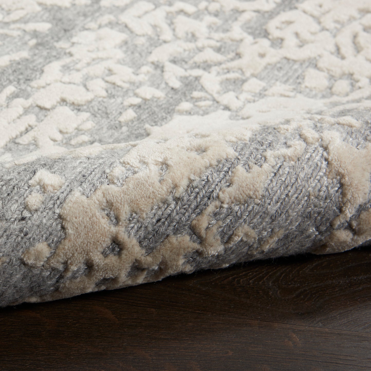 Nourison Divine 9'9" x 13'9" Sand Storm Modern Indoor Rug