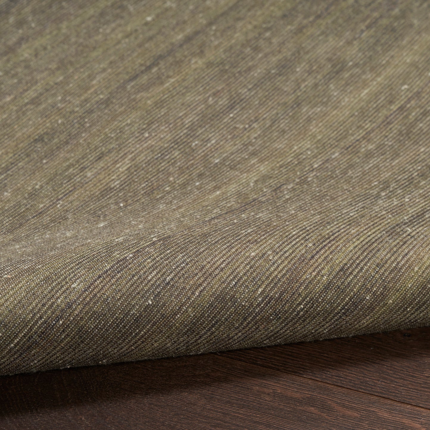 Nourison Washable Essentials 5'3" x 7'3" Green Modern Indoor Rug
