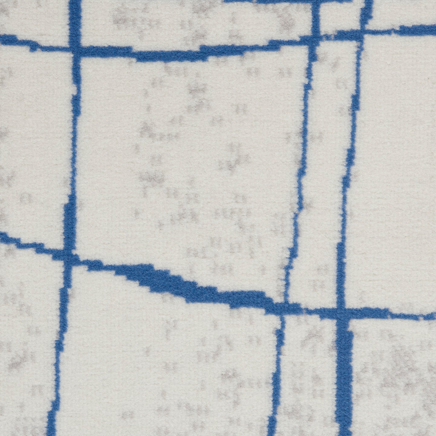 Nourison Whimsicle 8' x 10' Ivory Blue Modern Indoor Rug