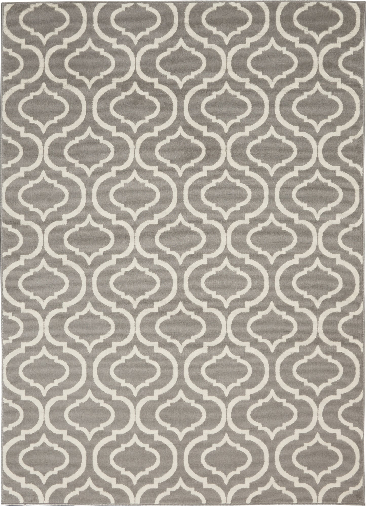 Nourison Jubilant 5'3" x 7'3" Grey Contemporary Indoor Rug