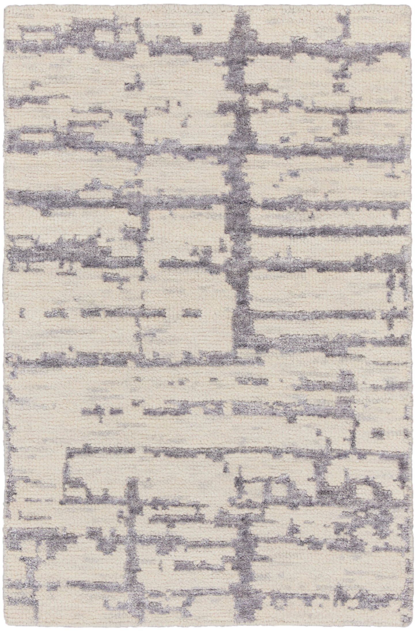 Nourison Luna 2' x 3' Ivory Grey Modern Indoor Rug