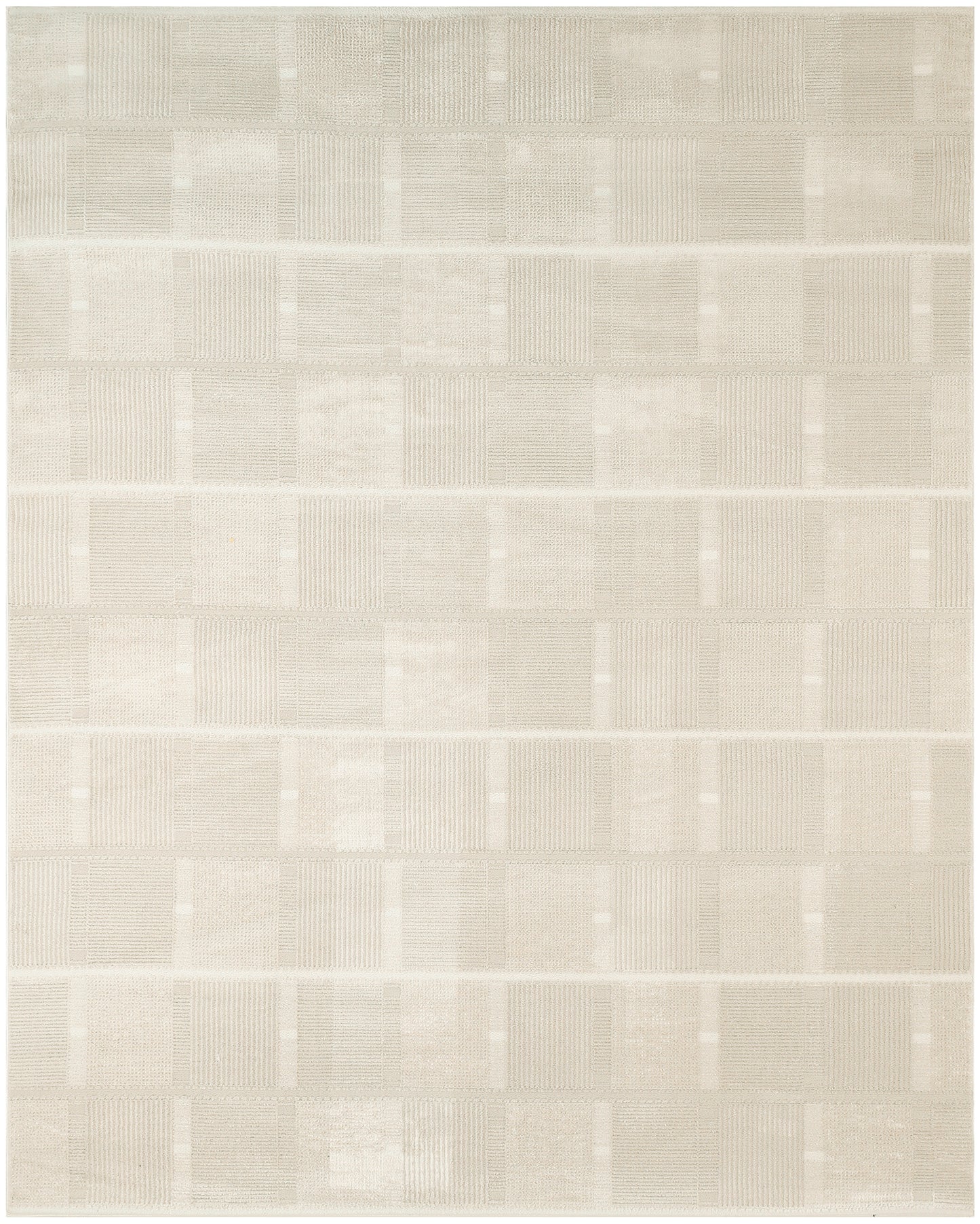 Nourison Nordic 8' x 10' Ivory Beige Modern Indoor Rug