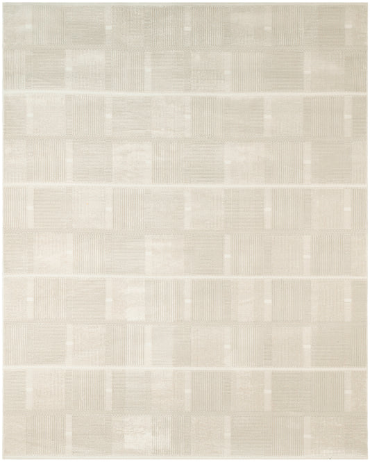 Nourison Nordic 8' x 10' Ivory Beige Modern Indoor Rug