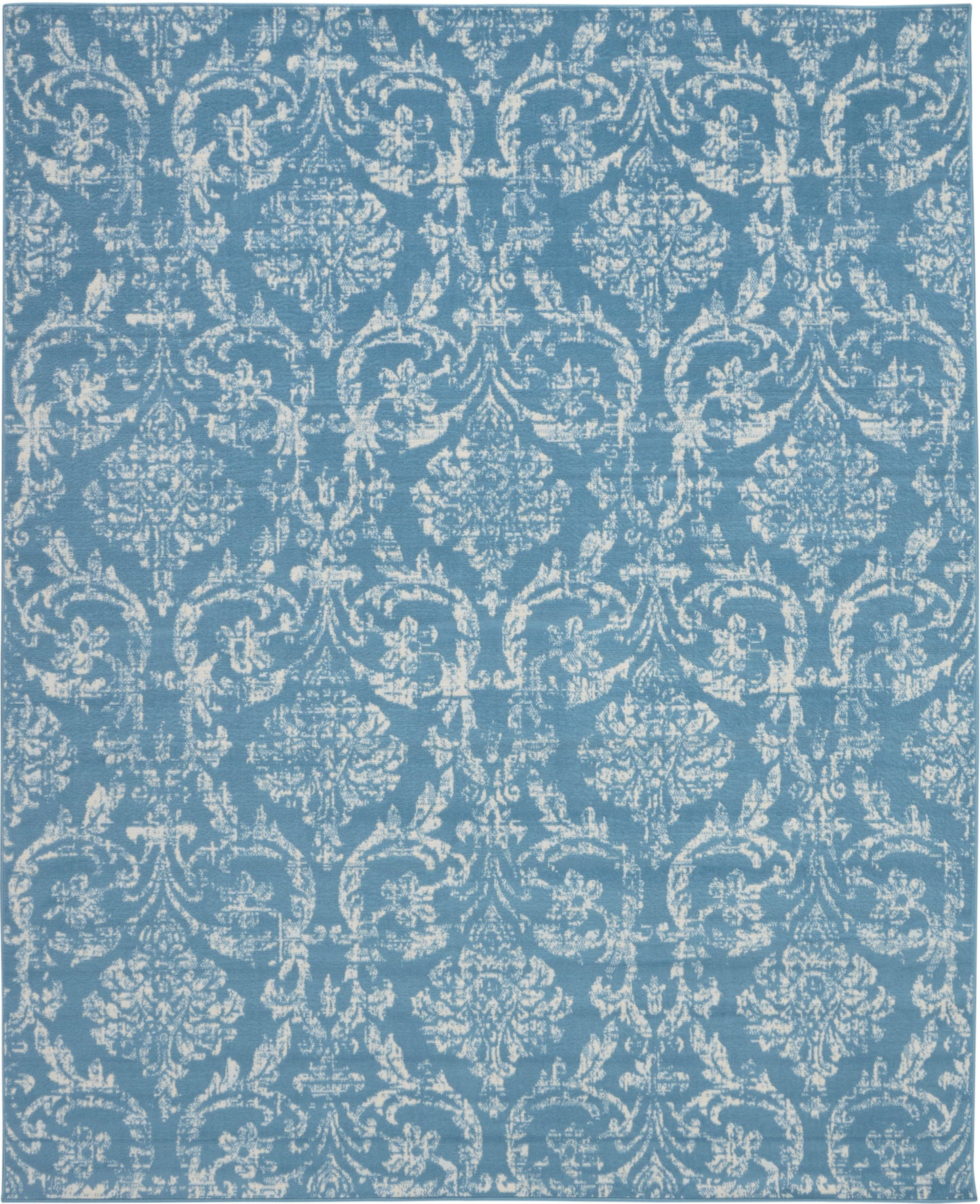 Nourison Jubilant 7'10" x 9'10" Blue Vintage Indoor Rug