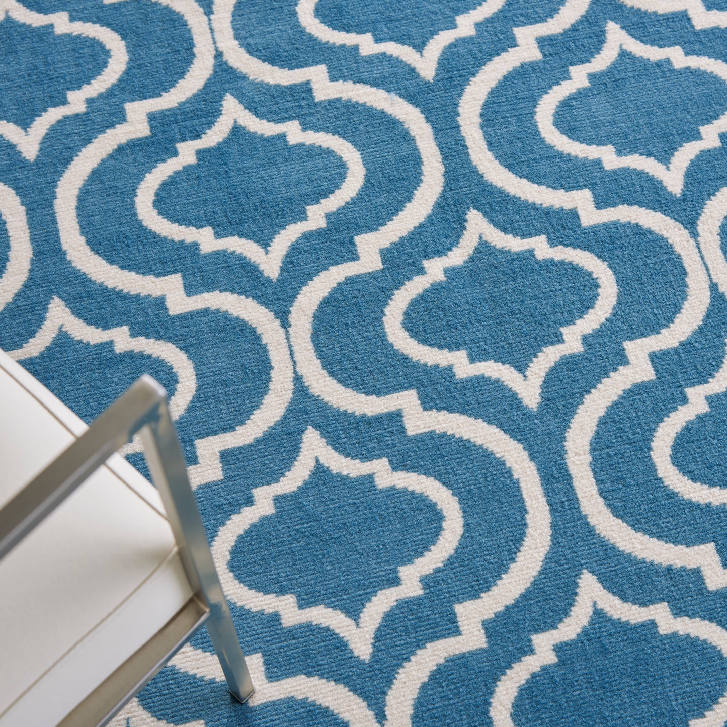 Nourison Jubilant 6' x 9' Blue Contemporary Indoor Rug
