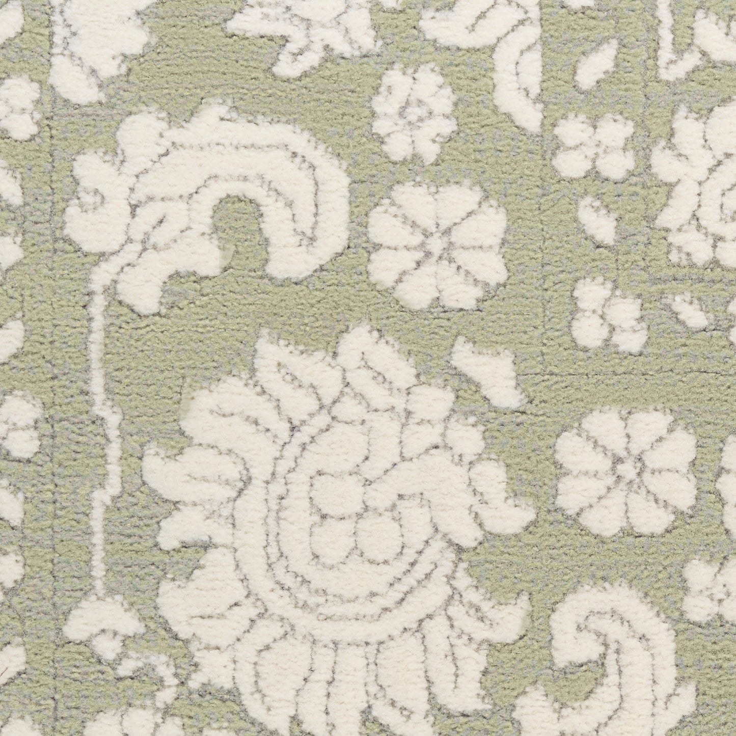 Nourison Grace 5'3" x 7'3" Sage Vintage Indoor Rug