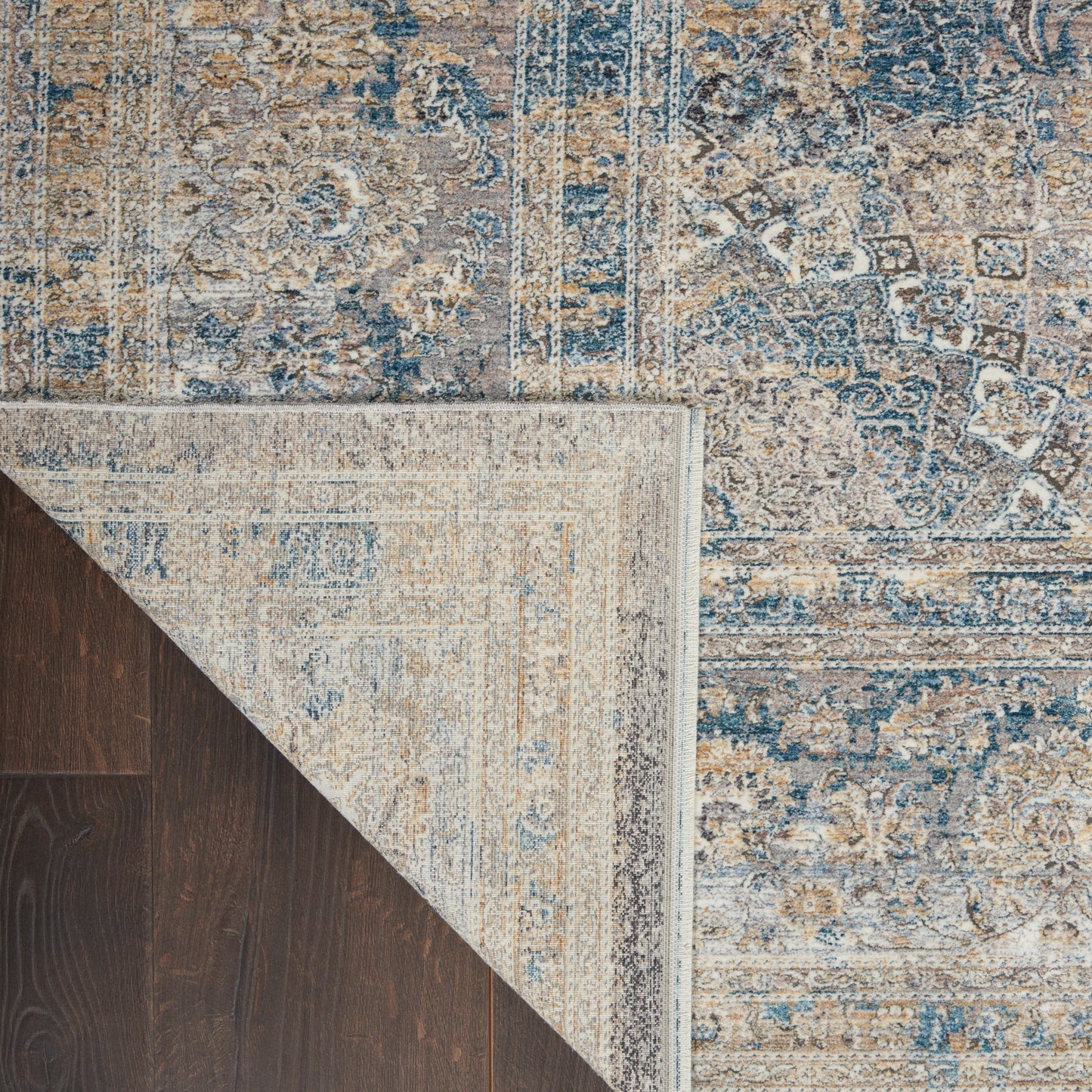 Nourison Starry Nights 8'6" x 11'6" Cream Blue Vintage Indoor Rug