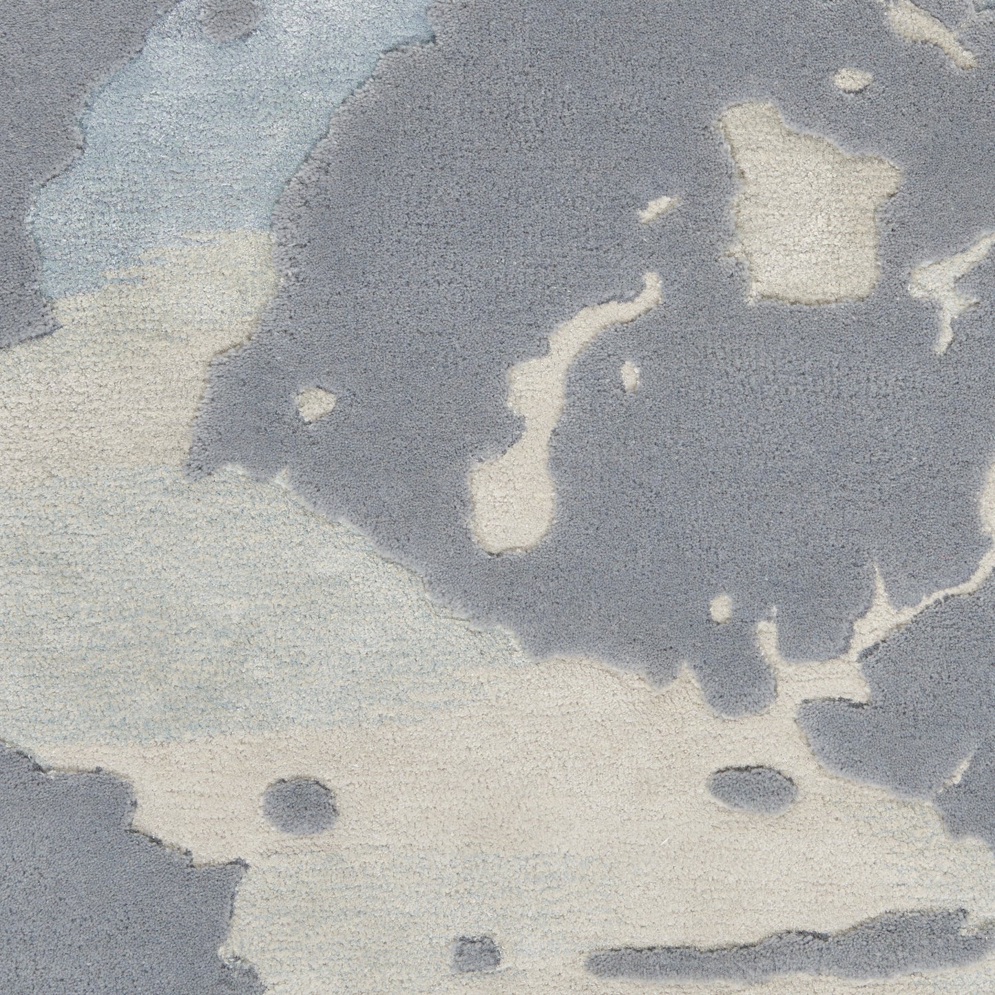Nourison Prismatic 5'6" x 7'5" Seafoam/Silver Modern Indoor Rug