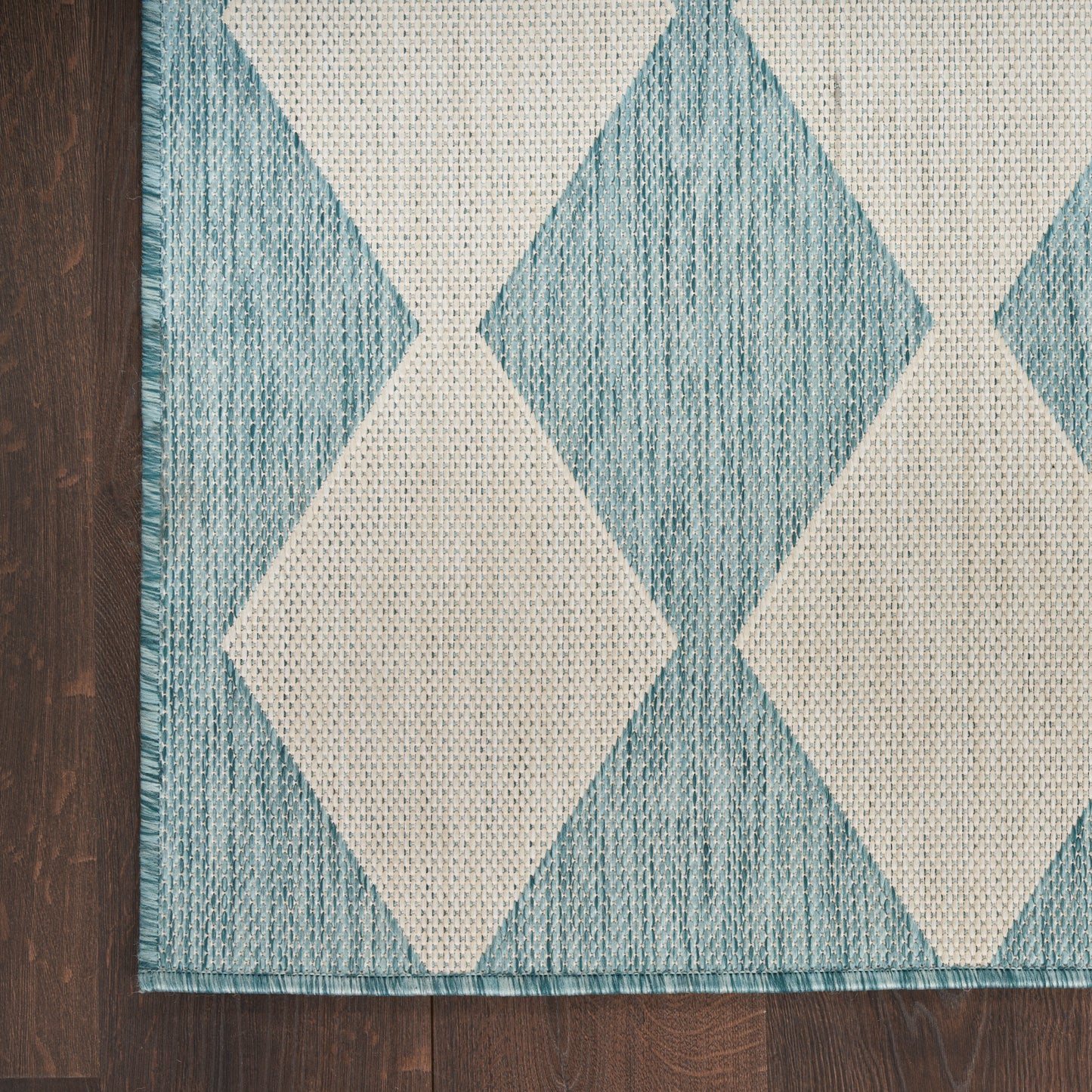 Nourison Positano 8' x 10' Aqua Modern Rug