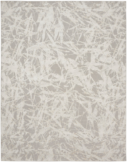Calvin Klein CK950 Rush 8' x 10' Grey Ivory Modern Indoor Rug