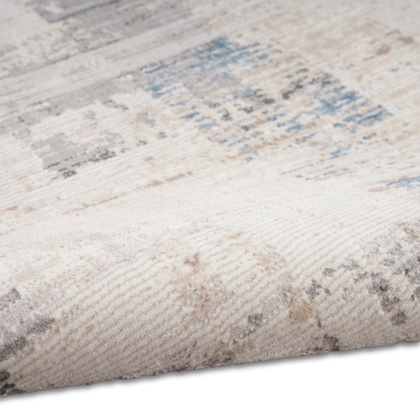 Calvin Klein CK022 Infinity 6' x 9' Ivory Grey Blue Modern Indoor Rug