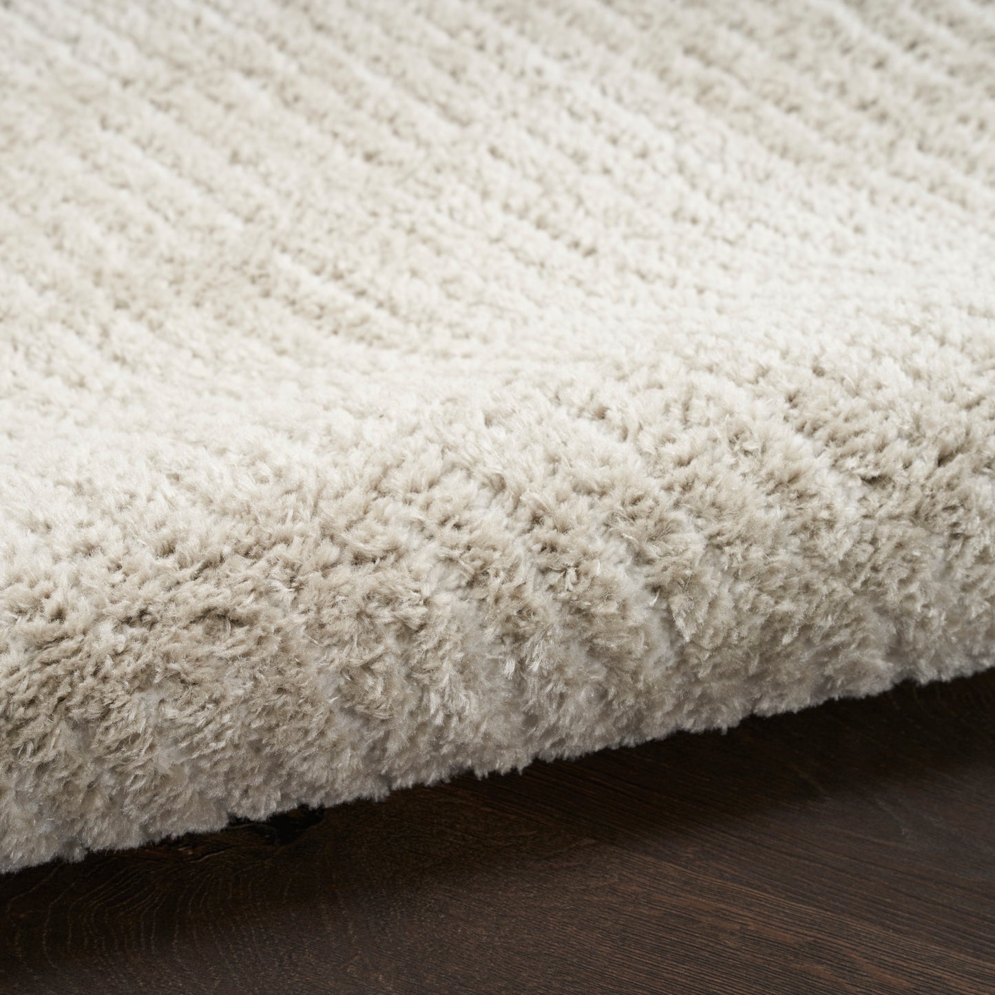 Nourison Modern Comfort 2'2" x 10' Grey Ivory Scandinavian Indoor Rug