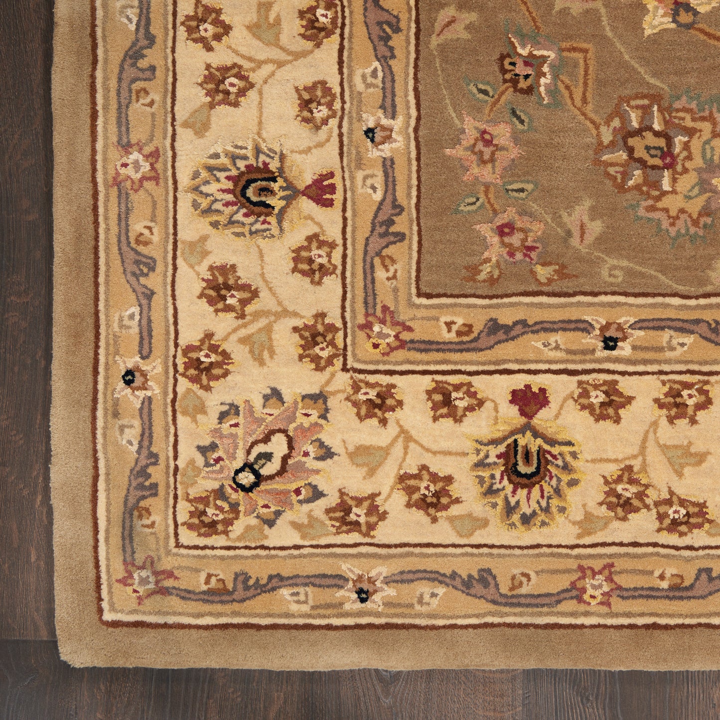 Nourison Nourison 2000 5'6" x 8'6" Olive Traditional Indoor Rug