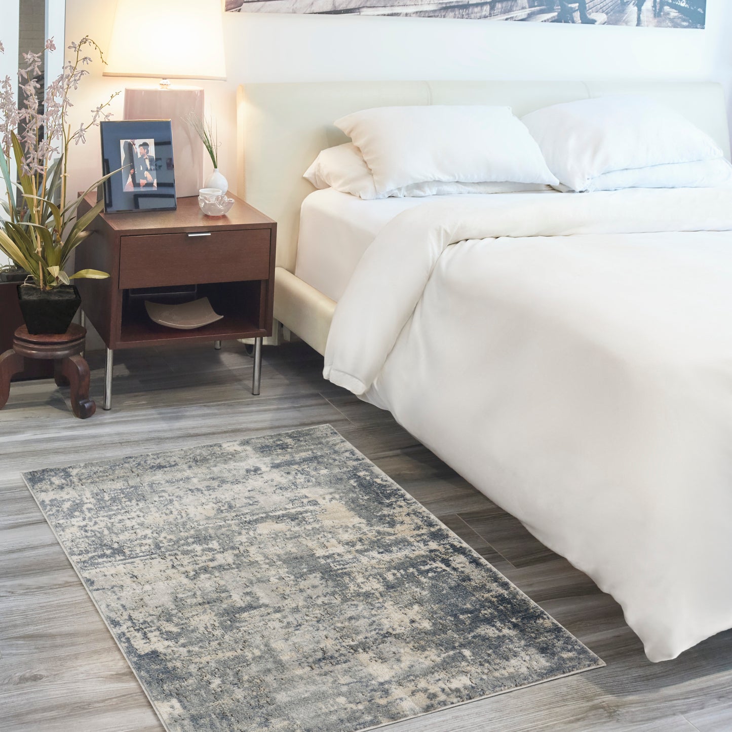 Nourison Quarry 3' x 5' Grey Beige Modern Indoor Rug