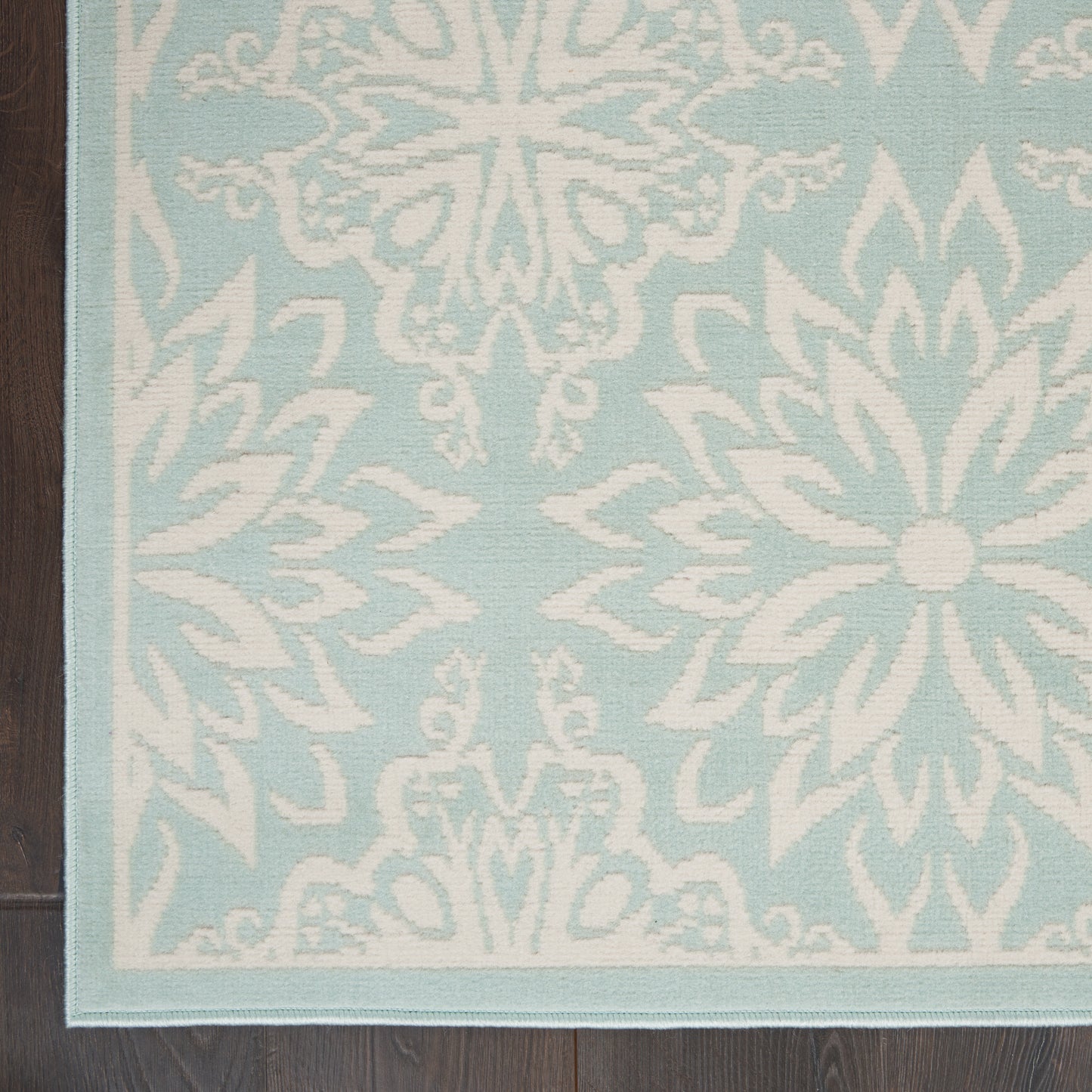Nourison Jubilant 5'3" x 7'3" Ivory Green Farmhouse Indoor Rug