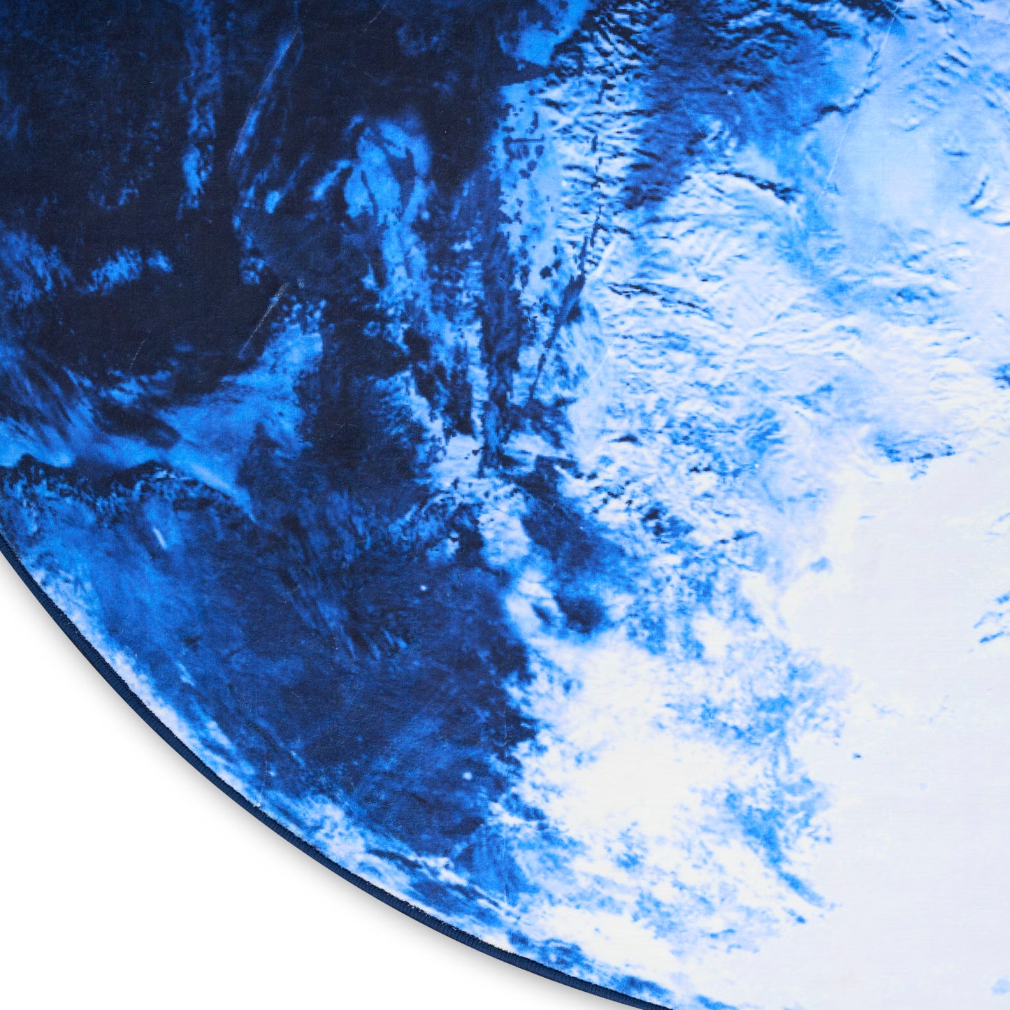 Nourison Imagination 5' x Round Blue Kids Indoor Rug