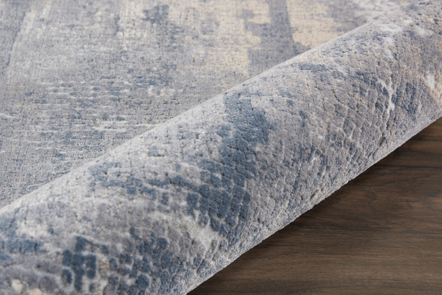 Nourison Rustic Textures 3'11" x 5'11" Grey Beige Modern Indoor Rug