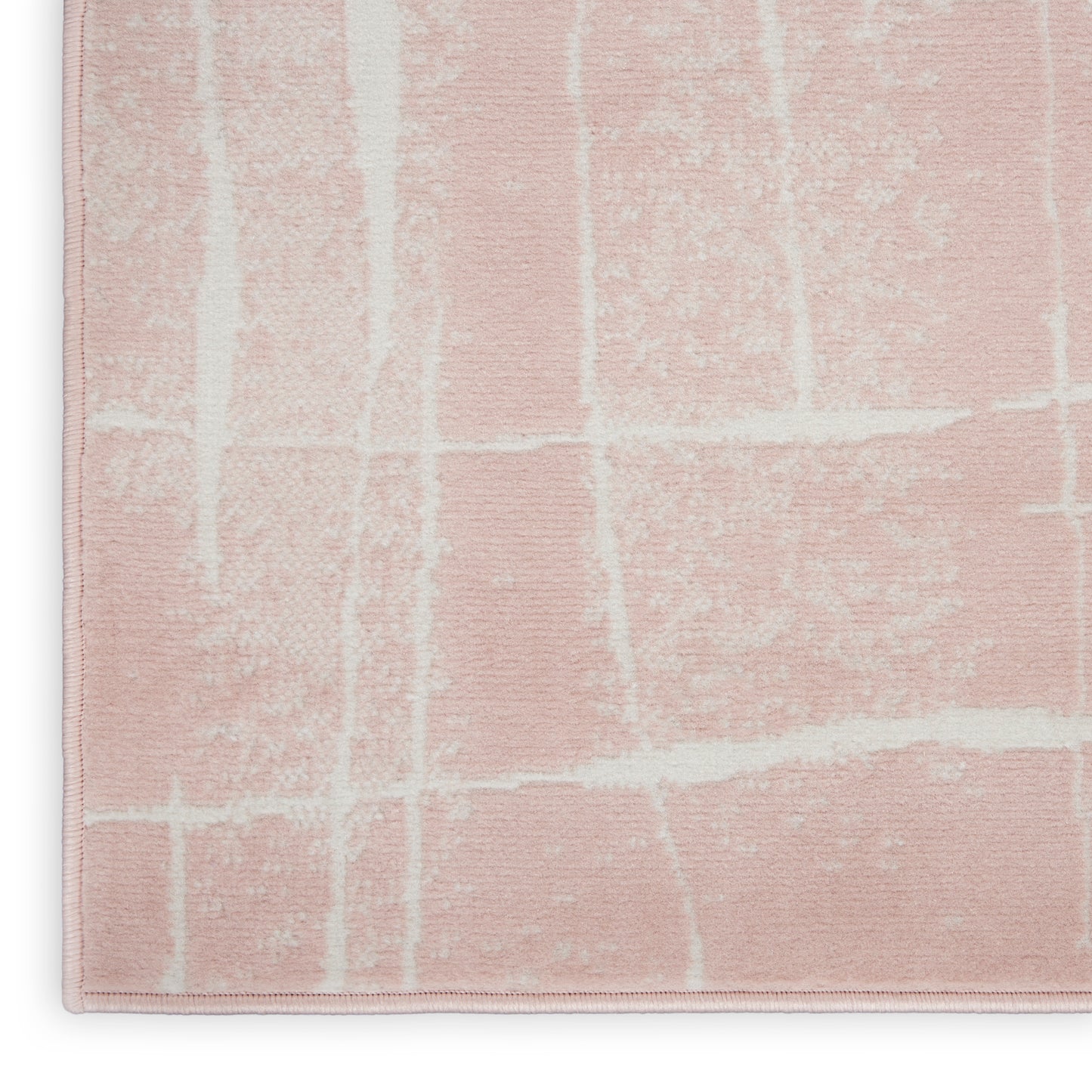 Nourison Whimsicle 8' x 10' Pink Ivory Modern Indoor Rug