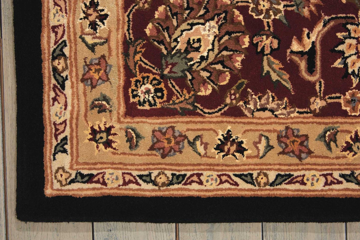 Nourison Nourison 2000 3'9" x 5'9" Black Traditional Indoor Rug