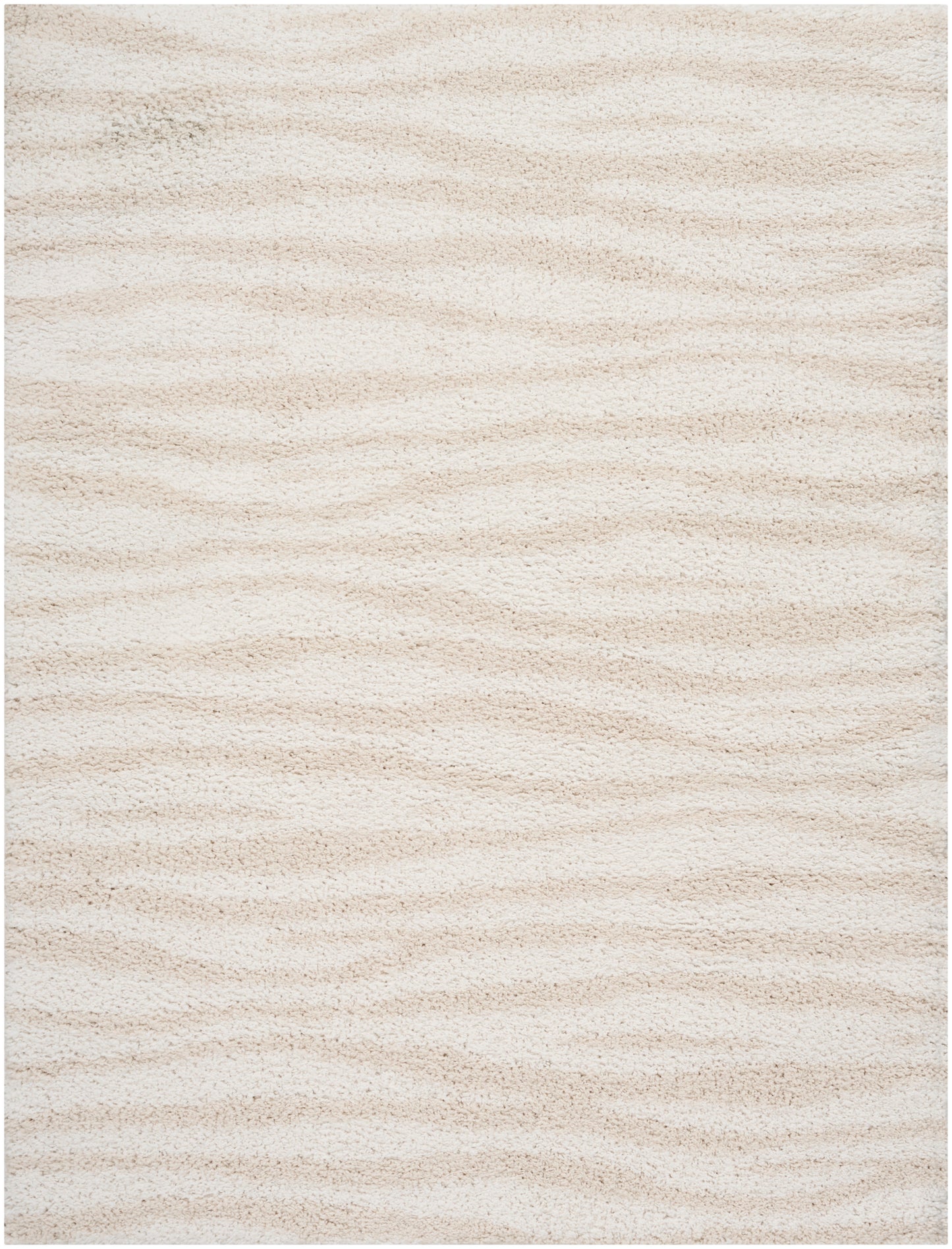 Nourison Modern Shag 3'11" x 5'11" Ivory Beige Modern Indoor Rug