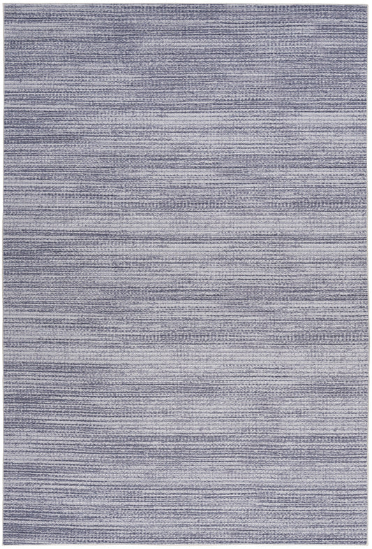 Nourison Nourison Washables 4' x 6' Grey Modern Indoor Rug