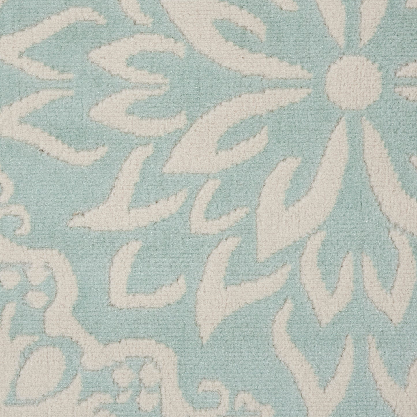 Nourison Jubilant 7'10" x 9'10" Ivory Green Farmhouse Indoor Rug