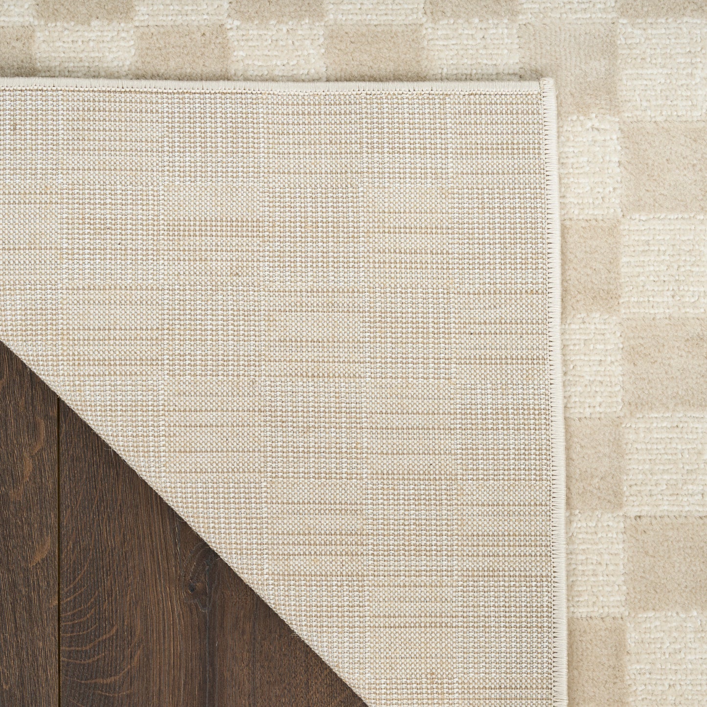 Nourison Serenity Home 3'11" x 5'11" Beige Modern Indoor Rug