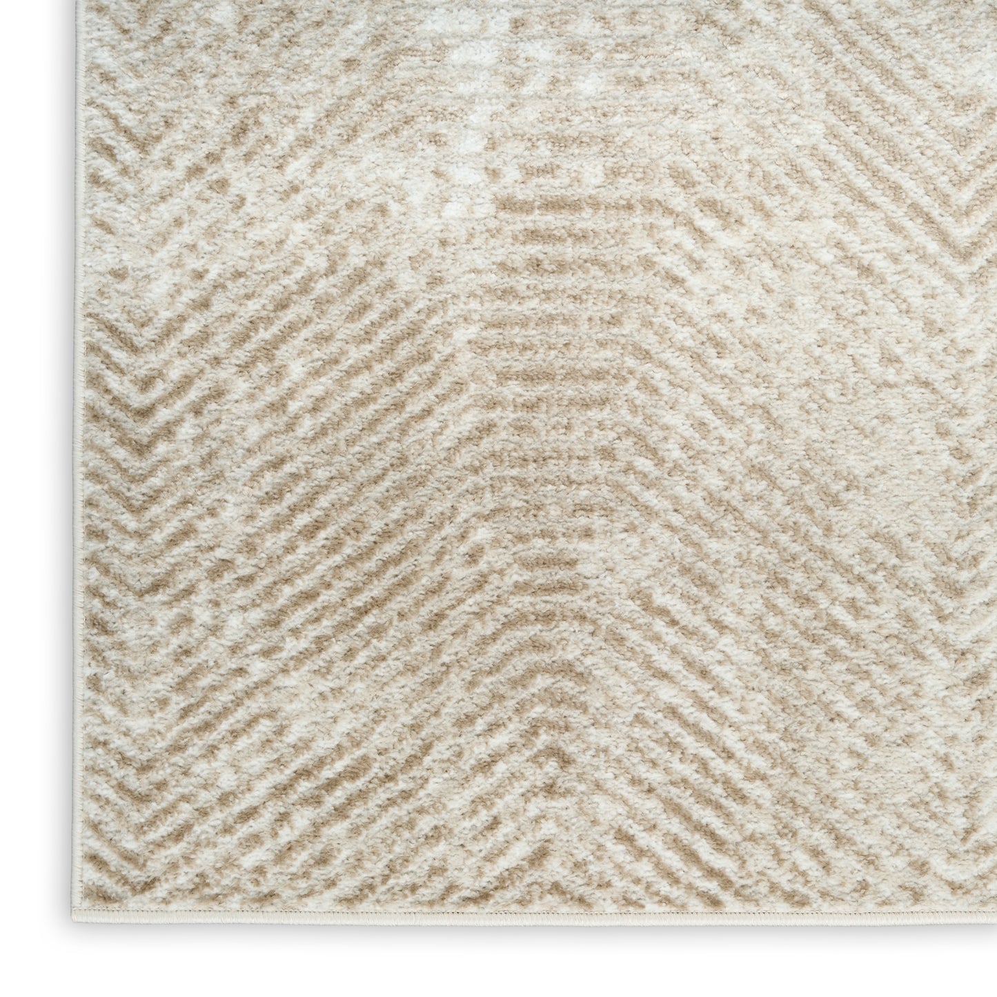 Nourison Dekor 7'10" x 9'10" Ivory Taupe Modern Indoor Rug