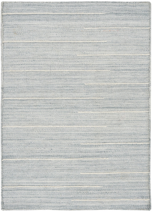 Nourison Interweave 2' x 3' Light Blue Modern Indoor Rug