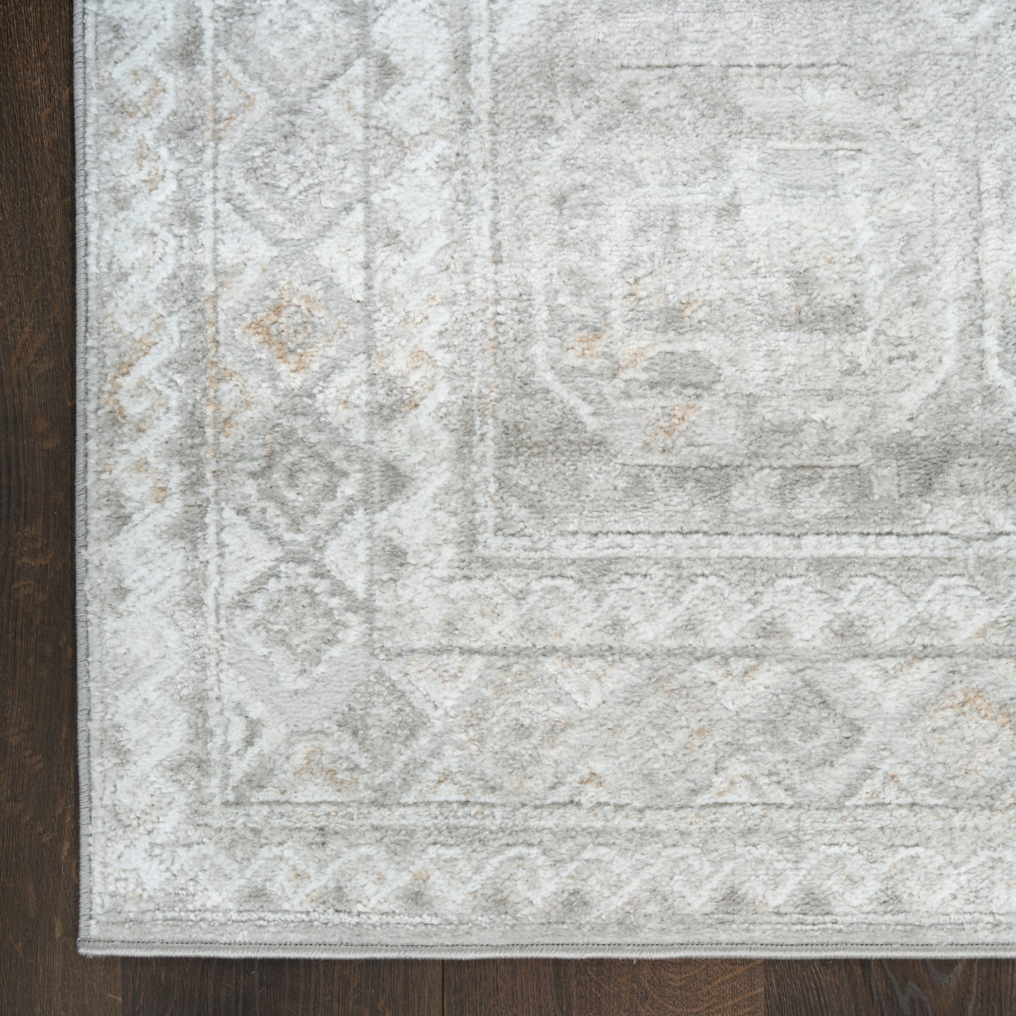 Nourison Dekor 7'10" x 9'10" Grey Vintage Indoor Rug