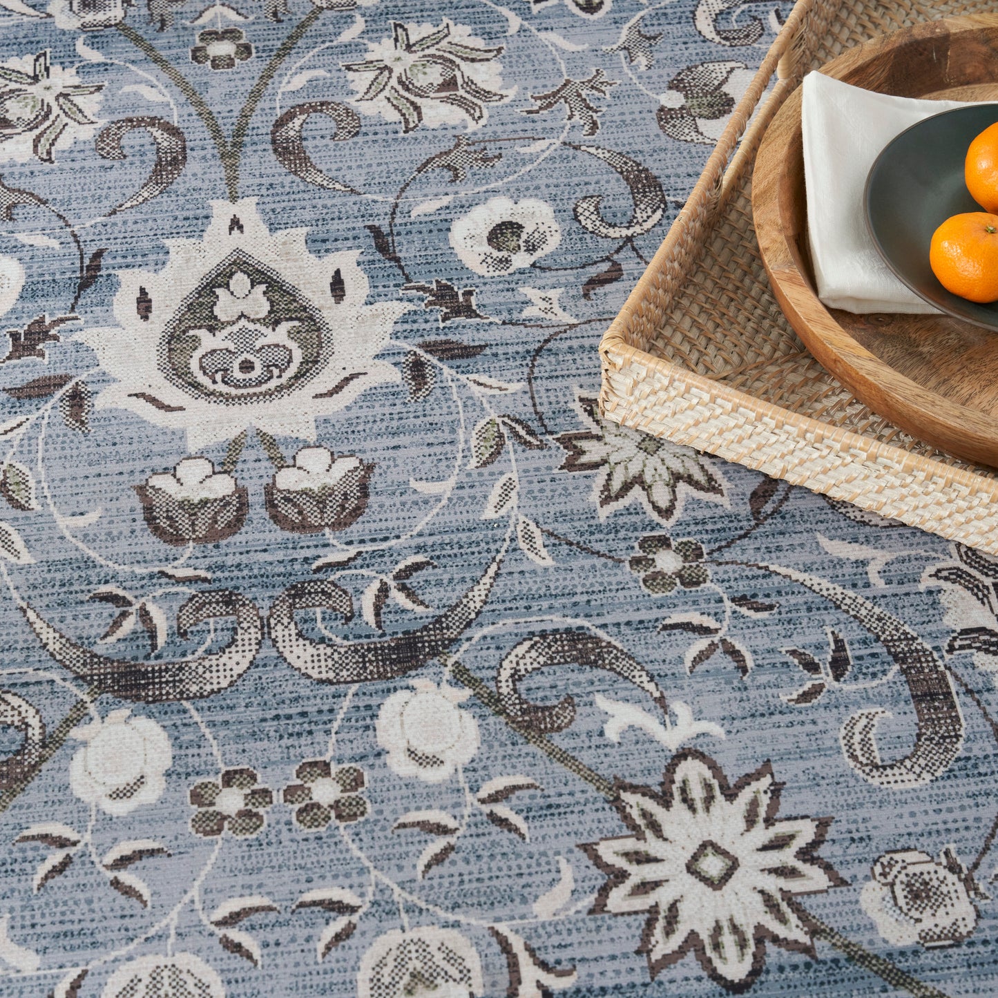 Nourison Vintage Home 6' x 9' Blue Bohemian Indoor Rug