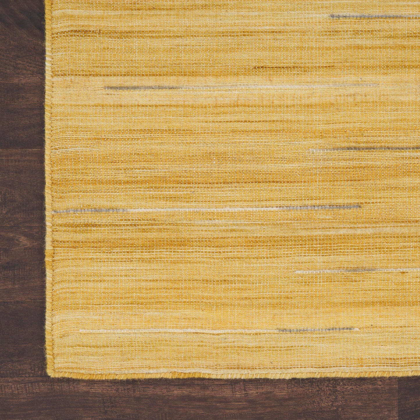 Nourison Interweave 5'3" x 7'3" Yellow Modern Indoor Rug