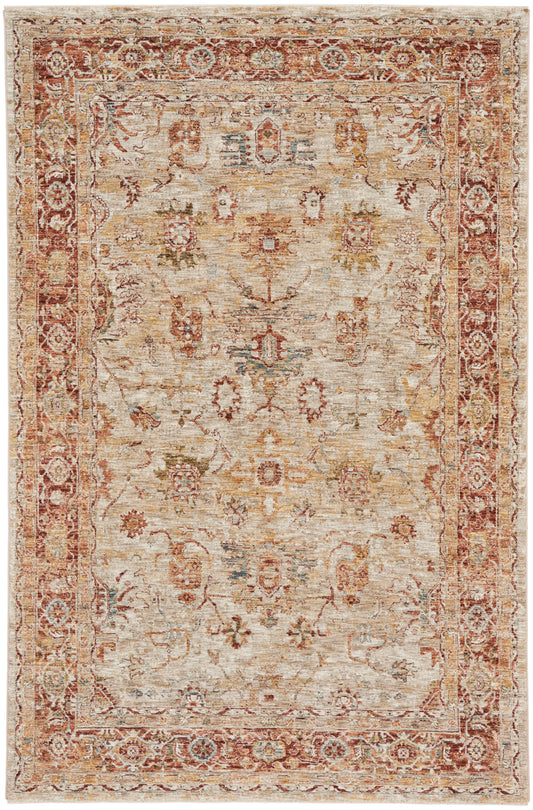 Nourison Sahar 5'3" x 7'8" Ivory Persian Indoor Rug