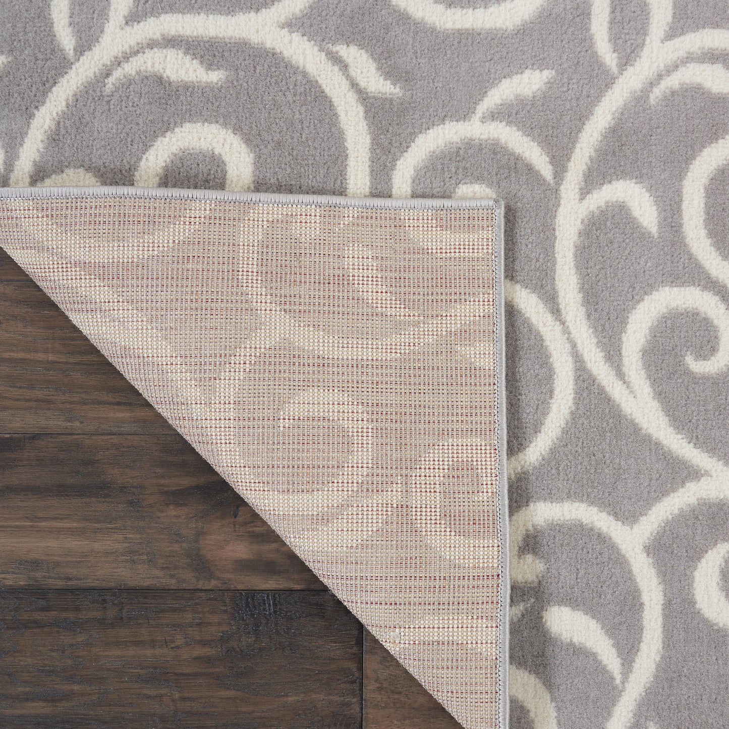 Nourison Grafix 3'9" x 5'9" Grey Contemporary Indoor Rug