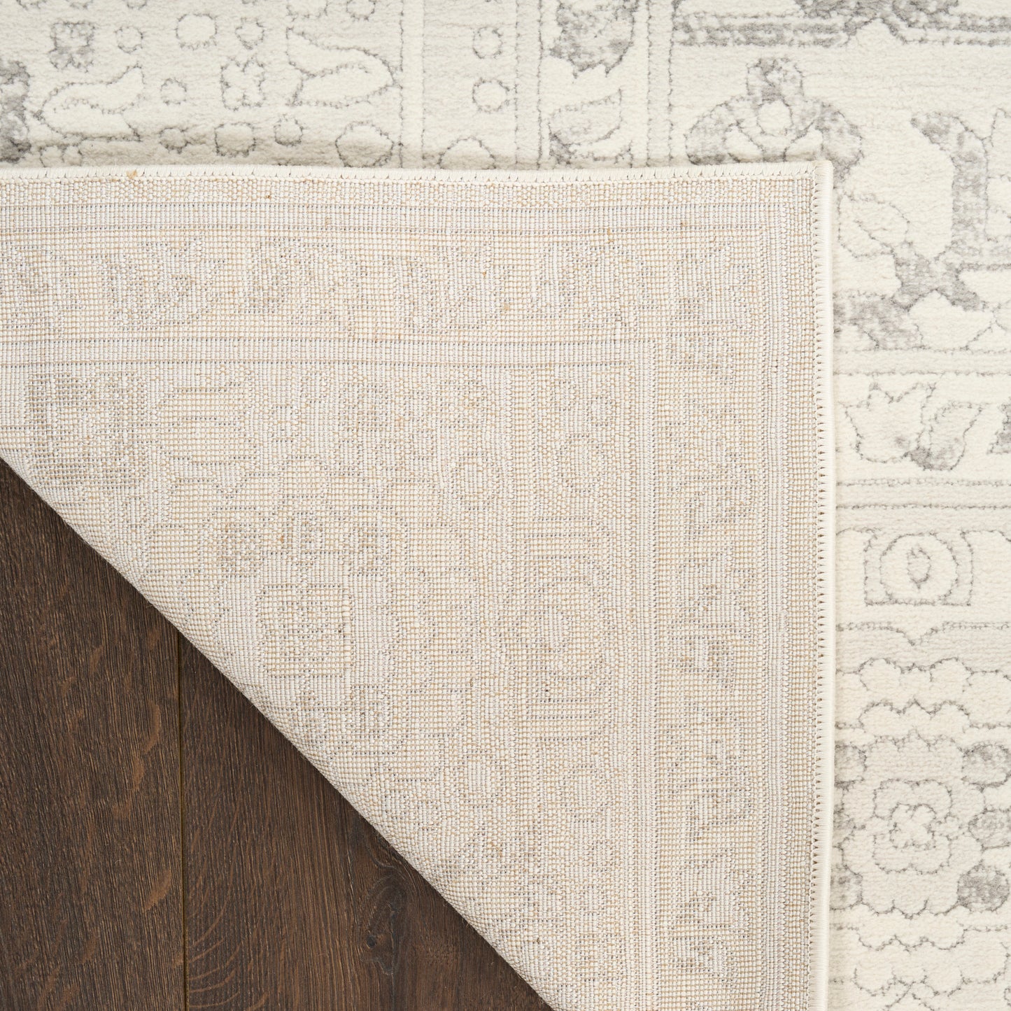 Nourison Grace 5'3" x 7'3" Grey Vintage Indoor Rug