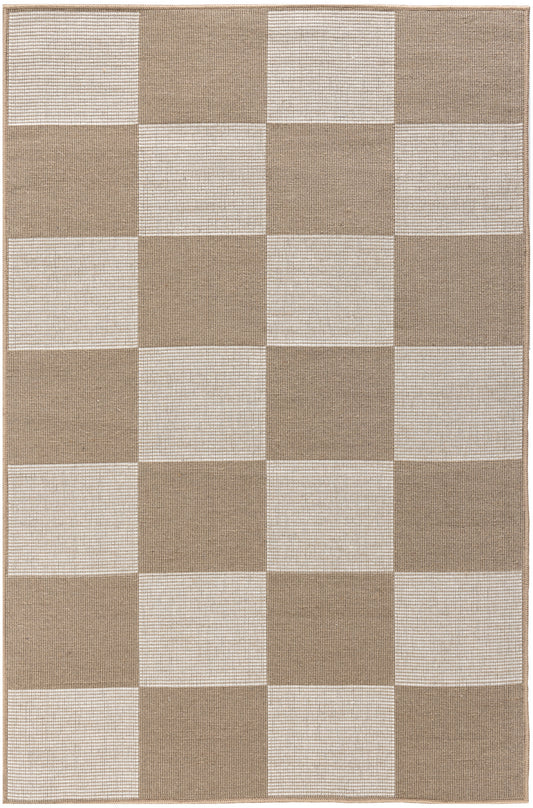 Nourison Washable Modern Jute 3'11" x 5'11" Natural Ivory Modern Indoor Rug