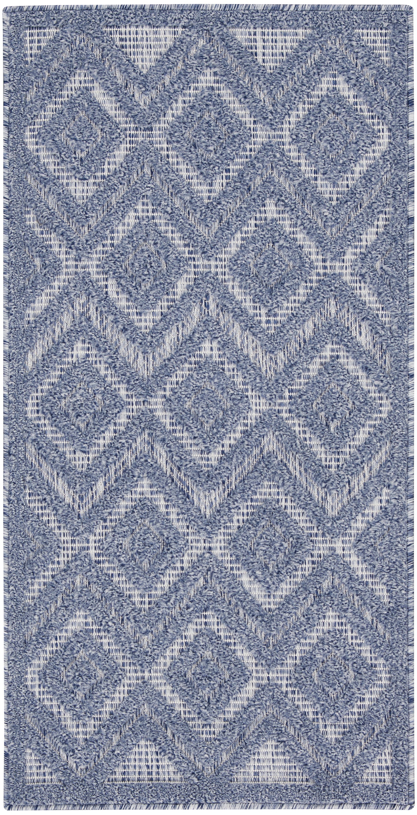 Nourison Versatile 2' x 4' Denim Blue Modern Rug