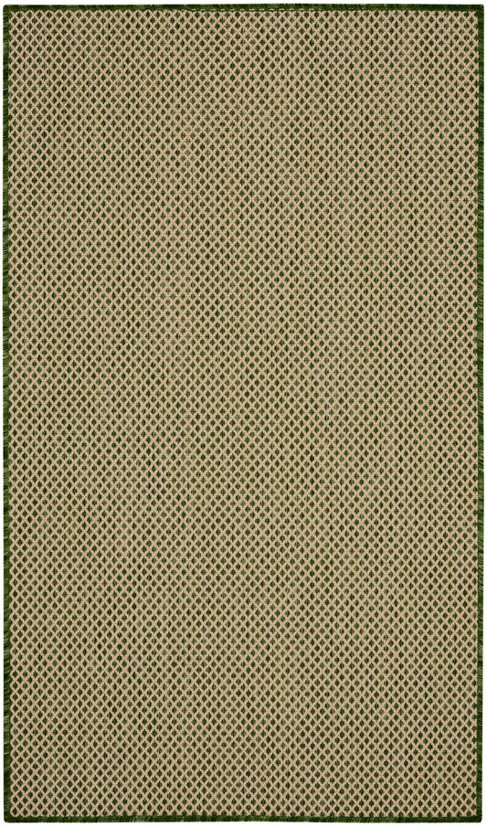 Nourison Courtyard 2' x 3' Green Modern Rug
