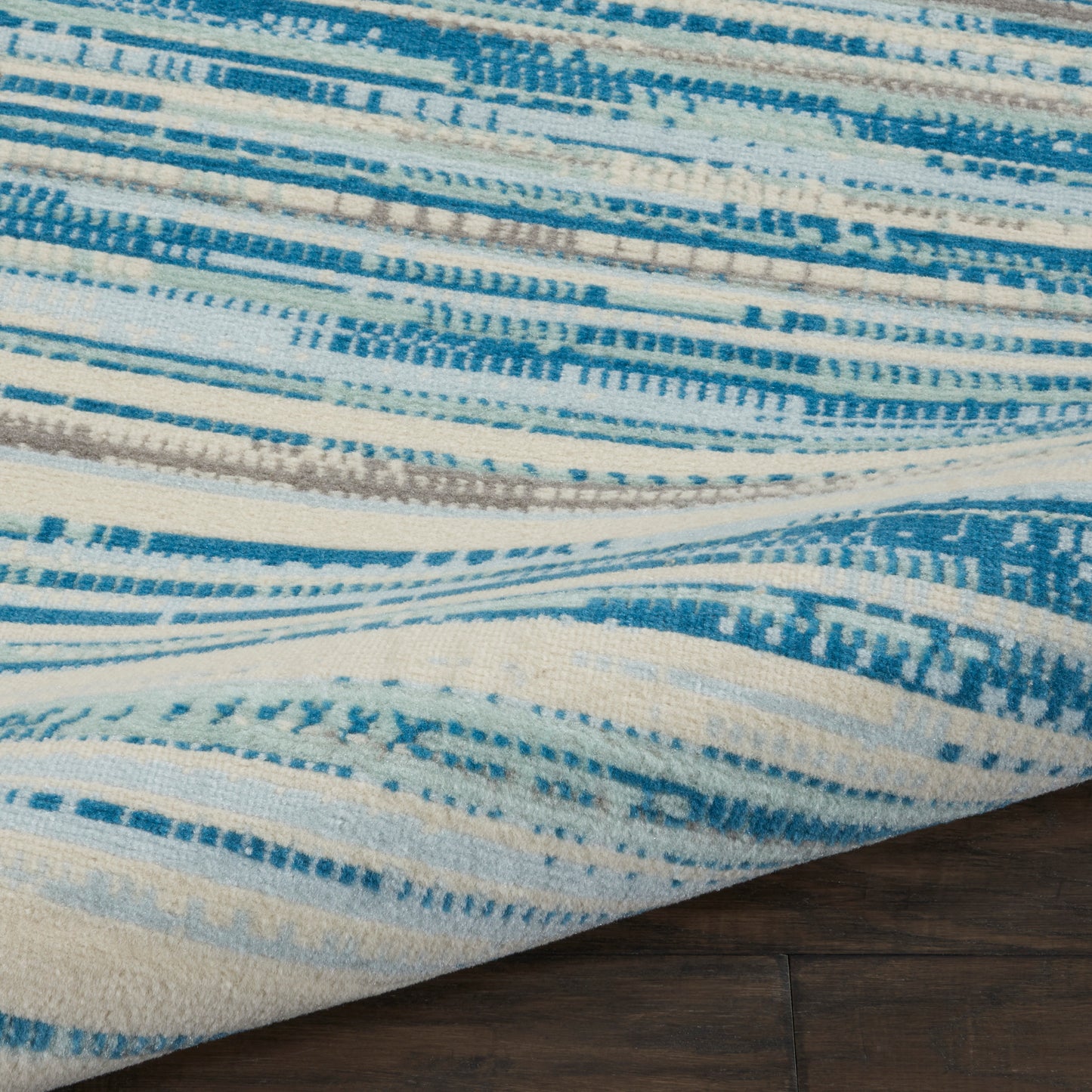 Nourison Jubilant 7' x 10' Blue Modern Indoor Rug