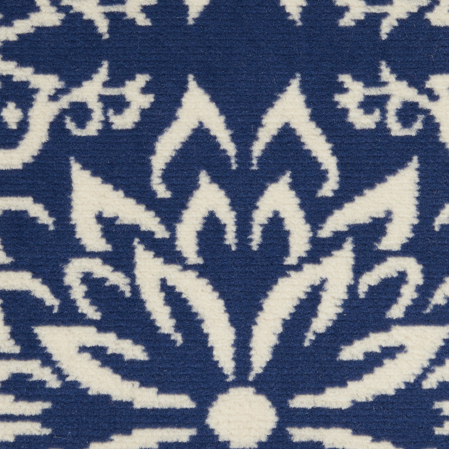 Nourison Jubilant 5'3" x 7'3" Navy/Ivory Farmhouse Indoor Rug