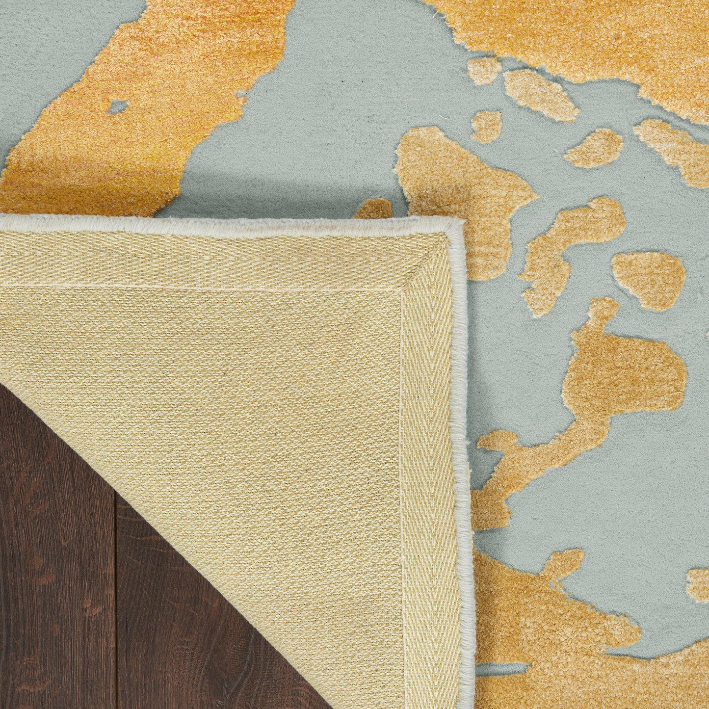 Nourison Prismatic 7'9" x 9'9" Grey Gold Modern Indoor Rug