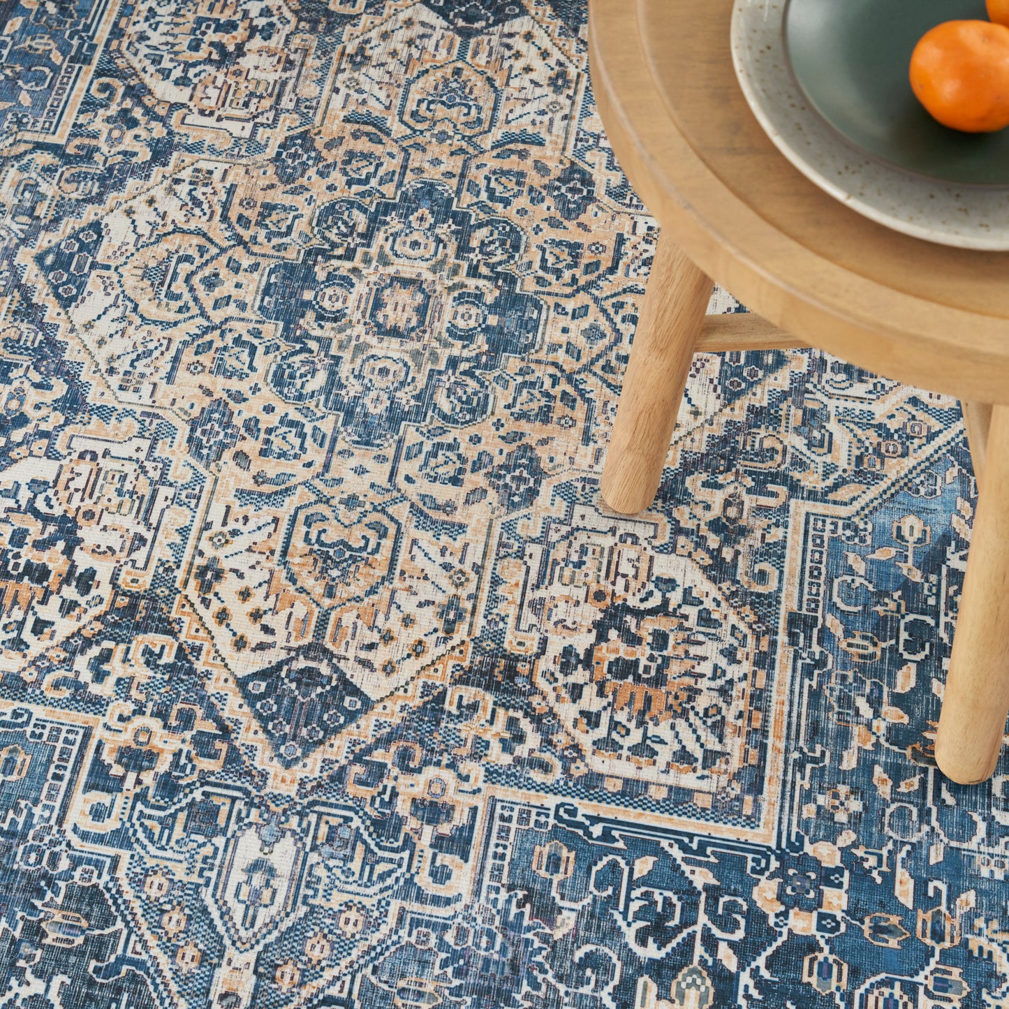 Nourison Vintage Home 5' x 7' Blue Bohemian Indoor Rug