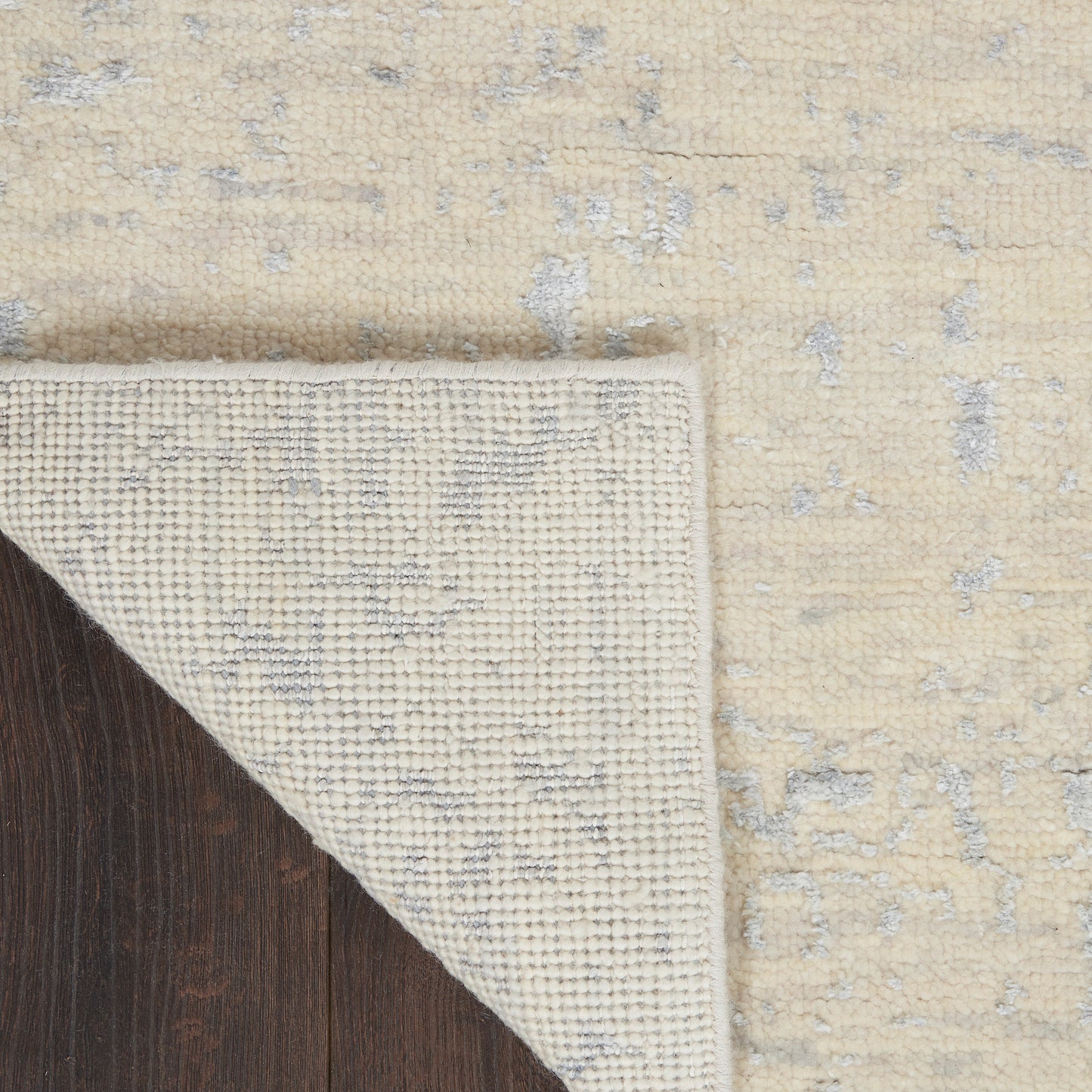 Nourison Luna 9'9" x 13'9" Ivory Silver Blue Modern Indoor Rug