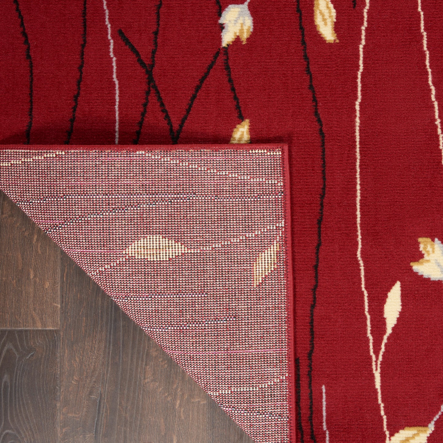 Nourison Grafix 2'3" x 12' Red Contemporary Indoor Rug