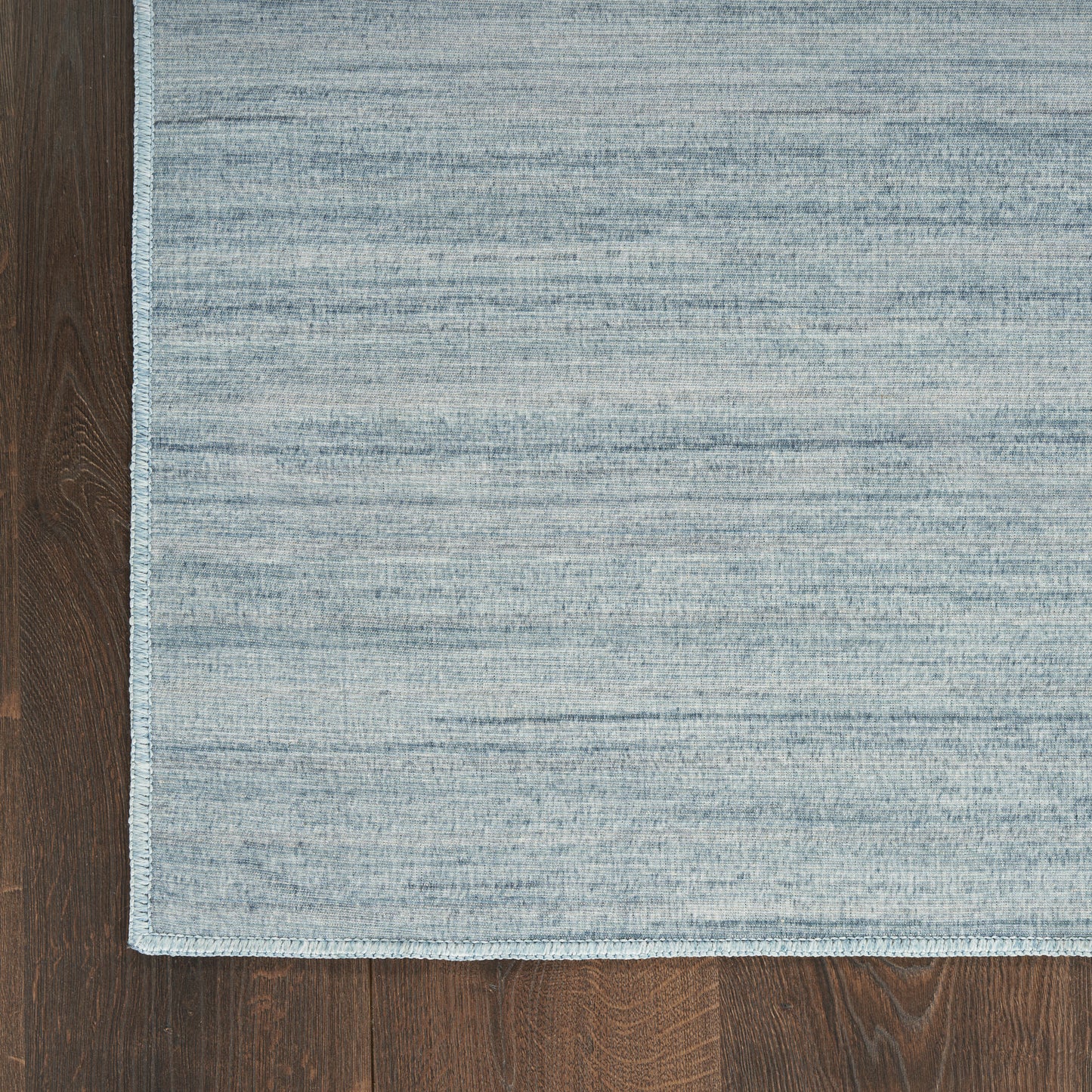 Nourison Washable Essentials 6' x 9' Aqua Modern Indoor Rug