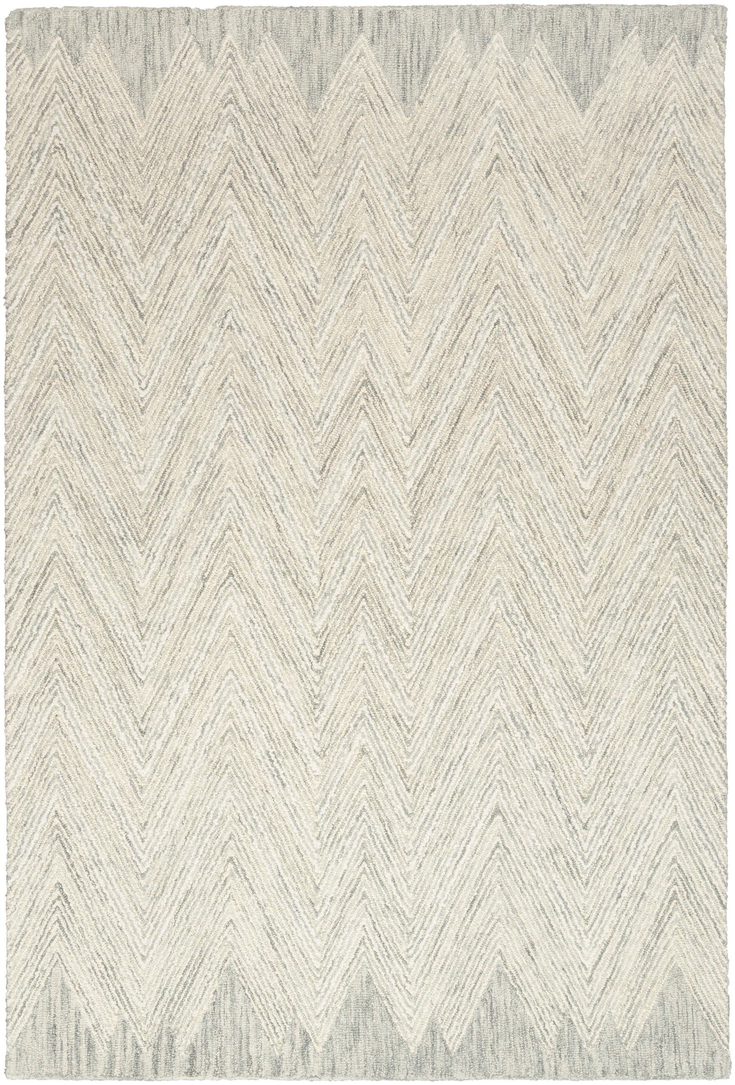 Nourison Interlock 3'9" x 5'9" Teal Modern Indoor Rug