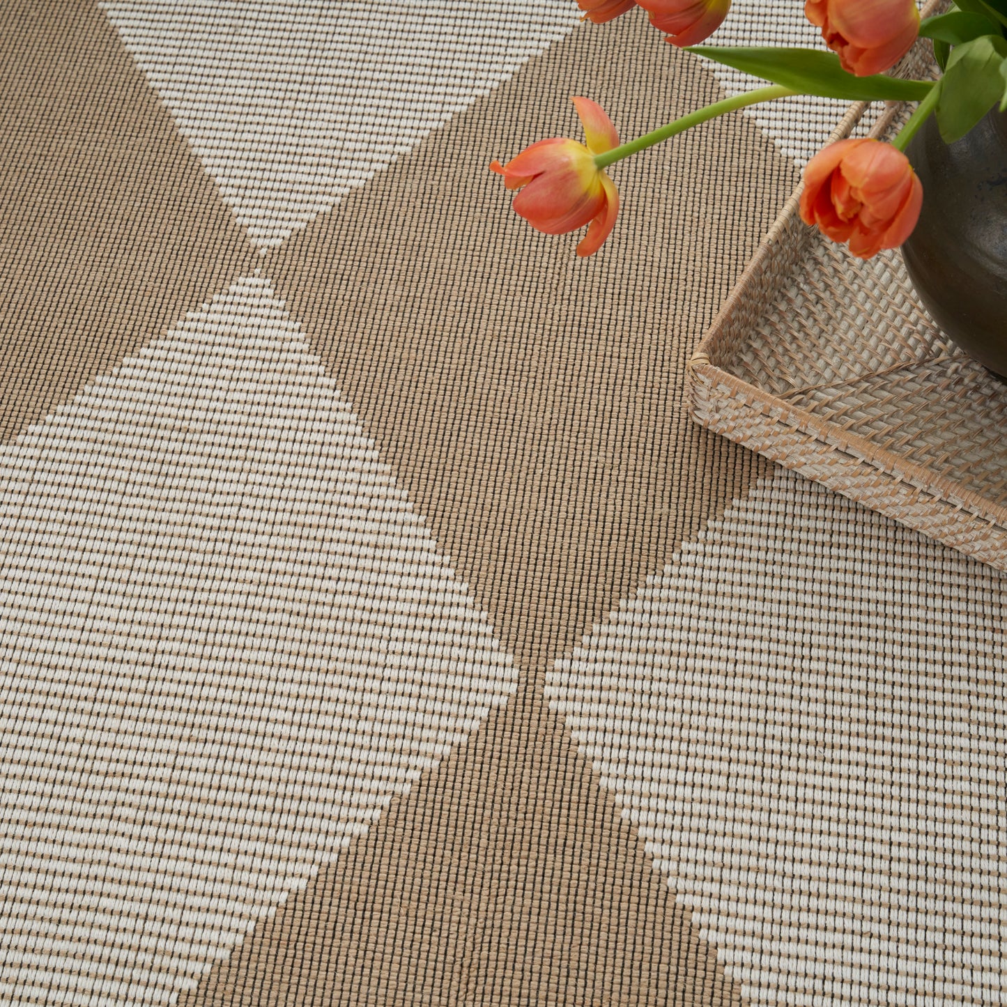 Nourison Washable Modern Jute 7'10" x 9'10" Natural Ivory Modern Indoor Rug