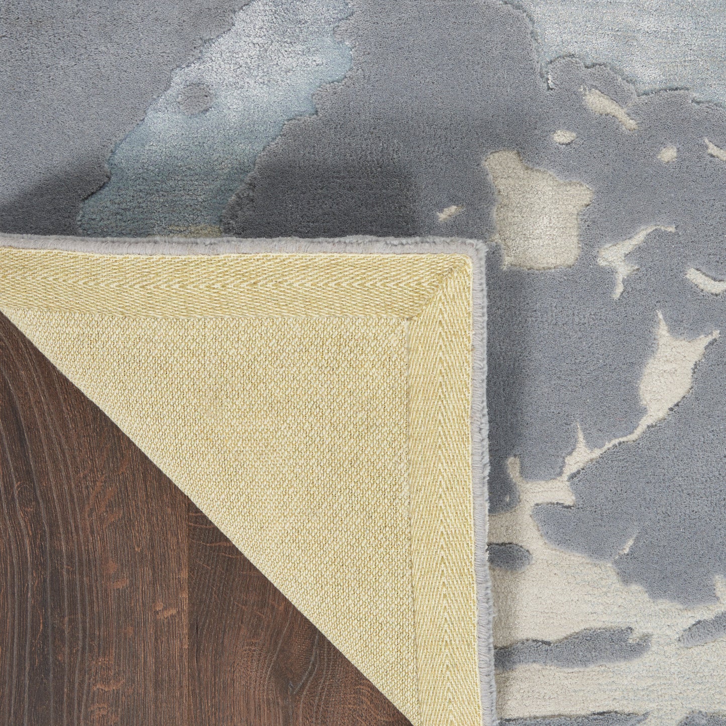 Nourison Prismatic 2' x 3' Seafoam/Silver Modern Indoor Rug